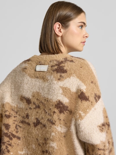 ANOTHER COTTON LAB Strickpullover aus Viskose-Mix mit Rundhalsausschnitt Sand 3