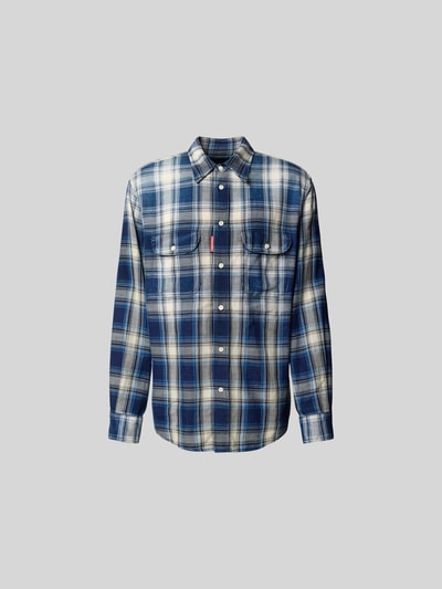 Dsquared2 Freizeithemd mit Kentkragen Blau 2