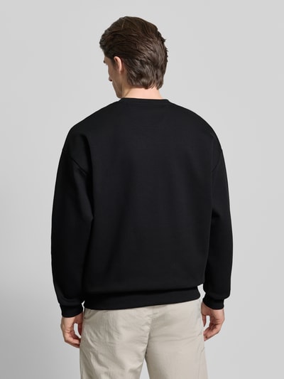 BOSS Green Bluza o kroju regular fit z mieszanki bawełny model „STENSON” Czarny 5
