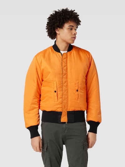 Alpha Industries Bomberjack in effen design, model 'MA-1' Zwart - 6