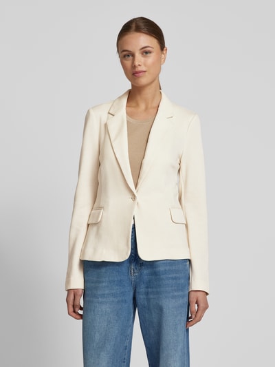 Vero Moda Regular Fit Blazer mit Baumwoll-Anteil Modell 'JULIA' Offwhite 4