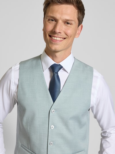 HECHTER PARIS Regular Fit Weste mit Paspeltaschen Tuerkis 3