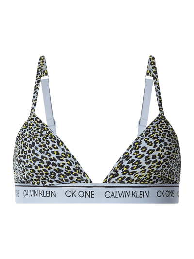 CK One Bralette met luipaardmotief  Lichtblauw - 2