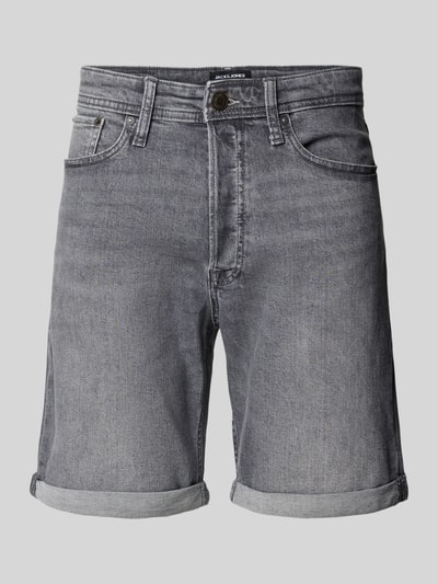 Jack & Jones Regular Fit Jeansshorts im 5-Pocket-Design Modell 'RICK' Mittelgrau 2