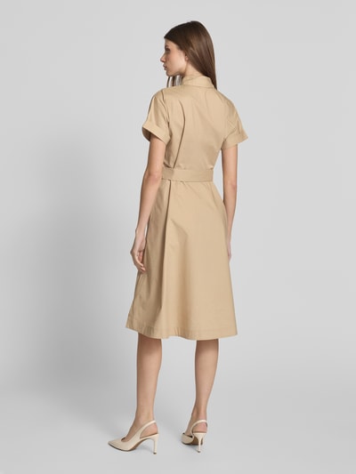 Christian Berg Woman Midi-jurk met knoopsluiting Zand - 5