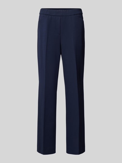 Gardeur Stoffen broek met elastische band, model 'Filipa' Marineblauw - 2