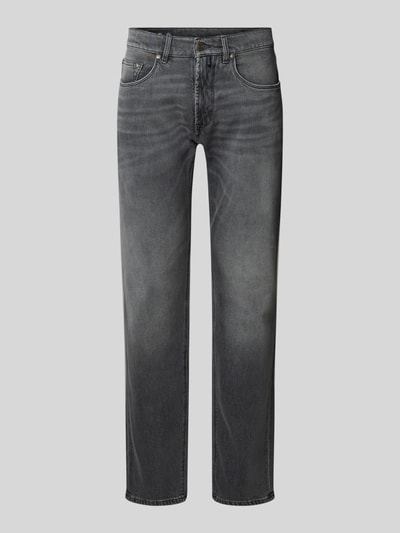 Pierre Cardin Tapered fit jeans in used-look, model 'Lyon' Middengrijs - 2