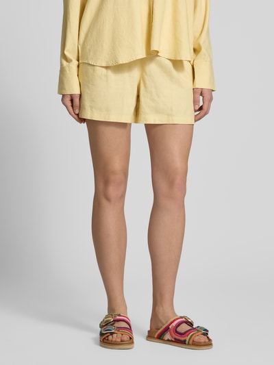 JJXX Shorts mit elastischem Bund Modell 'ALMIRA' Hellgelb 4