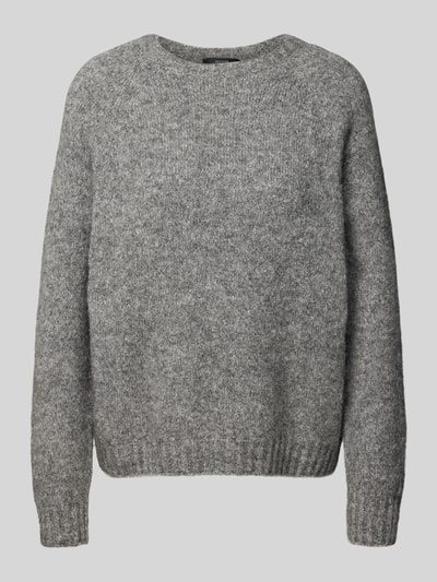 Weekend Max Mara Relaxed Fit Strickpullover aus Alpaka-Mix Modell 'GHIACCI' Mittelgrau 2
