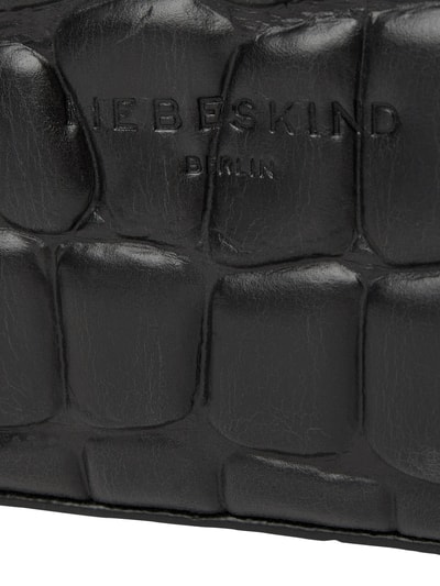 LIEBESKIND BERLIN Tote Bag mit Label-Detail Modell 'Kroko' Black 2