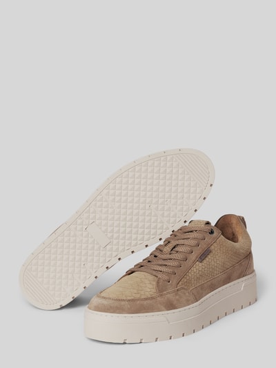 POELMAN B.V. Sneaker mit Label-Detail Modell 'Ivar 02' Taupe 4