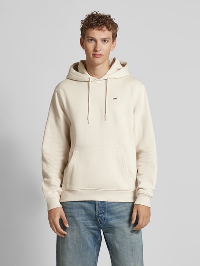 Tommy Jeans Regular Fit Hoodie mit Label-Stitching Beige 4