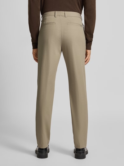 BOSS Slim Fit Anzughose aus Baumwoll-Mix Modell 'KAITON' Beige 5