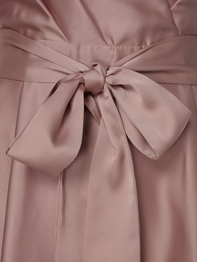 Swing Cocktailkleid aus Satin  Rose 2