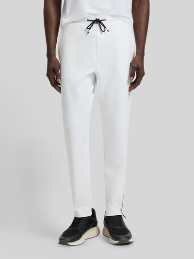 BOSS Green Regular fit joggingbroek met warmteregulering, model 'HICON TOC' Wit - 4