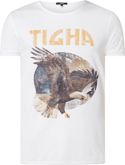 Tigha T-shirt z nadrukiem Biały 2