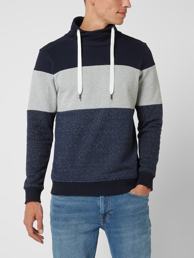 Tom Tailor Sweatshirt mit Tube Collar Mittelgrau 4