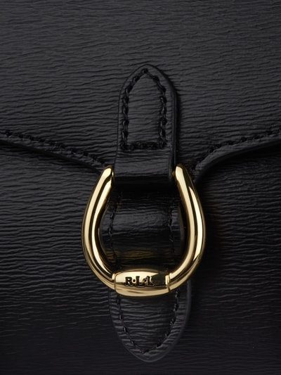 Lauren Ralph Lauren Crossbody Bag aus Saffianoleder  Black 3