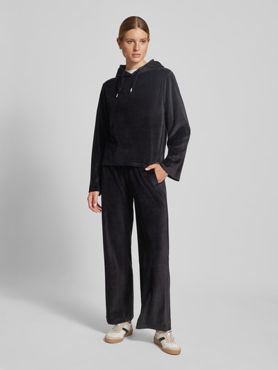 BOSS Sweatpants met elastische band, model ‘Velluto’ Zwart - 1