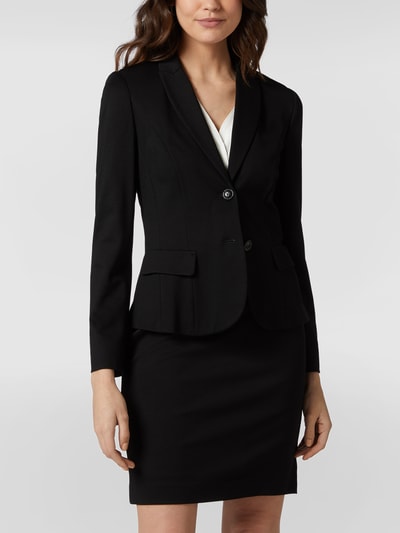 Marc Cain Blazer met gestileerde klepzakken Zwart - 4