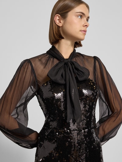Bardot Jumpsuit mit Pailletten Modell 'DAVEEN' Black 3