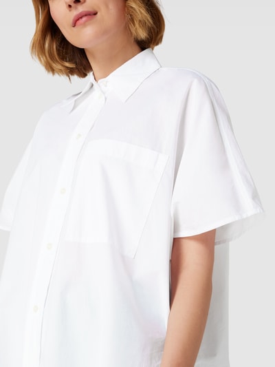 Marc O'Polo Loose fit overhemdblouse met borstzak Wit - 3