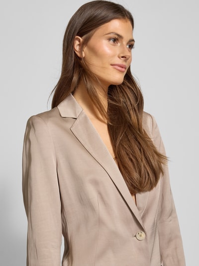 comma Blazer met reverskraag Taupe - 3