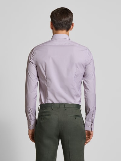 CK Calvin Klein Koszula biznesowa o kroju slim fit z kołnierzykiem typu kent Mocnoróżowy 5