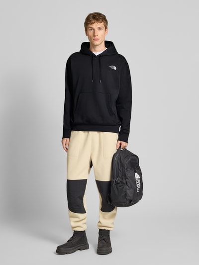 The North Face Hoodie met labelstitching Zwart - 1