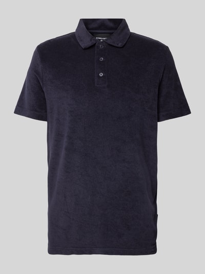 Strellson Poloshirt mit Strukturmuster Modell 'Joseph' Marine 2