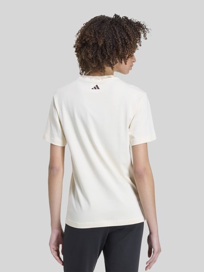 adidas Sportswear Regular Fit T-Shirt aus reiner Baumwolle Offwhite 4