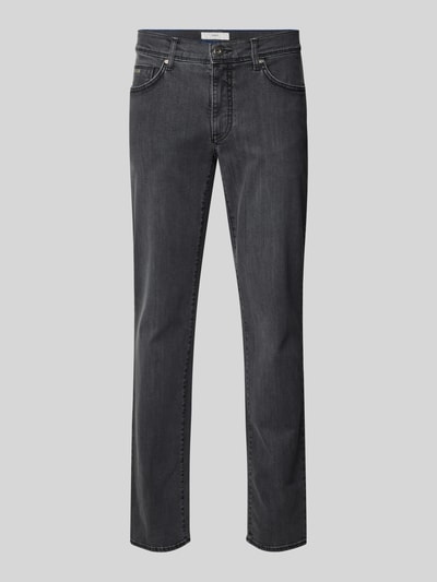 Brax Regular Fit Jeans mit 5-Pocket-Design Modell 'CADIZ' Dunkelgrau 2