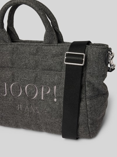 JOOP! Jeans Handtasche mit Label-Stitching Modell 'ordine giaccone' Anthrazit 3