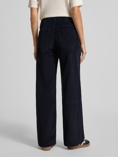 Brax Spodnie sztruksowe z 5 kieszeniami model ‘MORGAN’ Granatowy 5