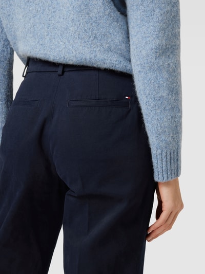 Tommy Hilfiger Stoffhose mit Label-Detail Modell 'ESSENTIAL' Marine 3