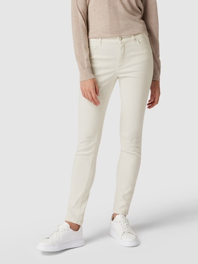 Marc Cain Slim fit jeans met stretch Ecru - 4