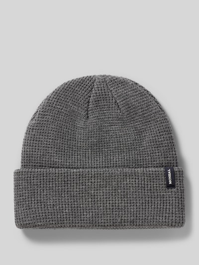 MCNEAL Czapka z mieszanki wiskozy z fakturowanym wzorem Jasnoszary melanż 1