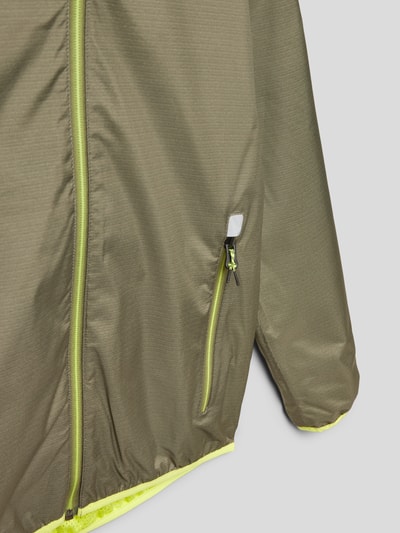Killtec Funktionsjacke mit Kontrastbesatz Olivgrün 2
