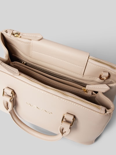 VALENTINO BAGS Handtasche mit Label-Applikation Modell 'ZERO RE' Beige 4