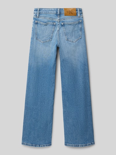 Calvin Klein Jeans Jeansy o szerokim kroju z naszywką z logo model ‘Authentic’ Niebieski 3