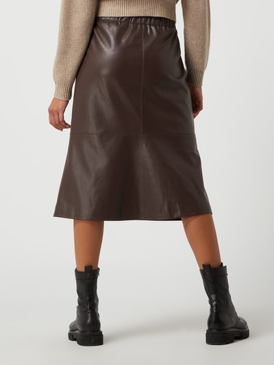 comma Midirok in leerlook   Donkerbruin - 5