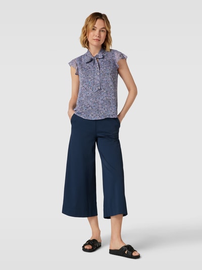 Jake*s Collection Blouseshirt met bloemenmotief Paars - 1