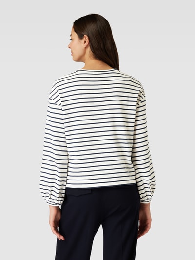 Weekend Max Mara Longsleeve mit Streifenmuster Modell 'KANSAS' Marine 5