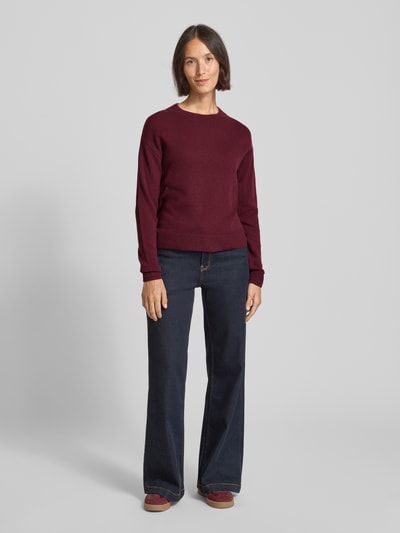 Christian Berg Woman Sweter wełniany z okrągłym dekoltem Bordowy 1