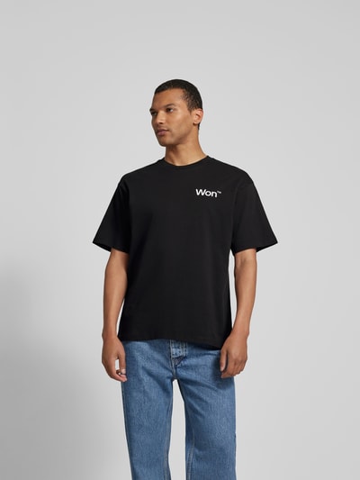 WON HUNDRED T-Shirt aus reiner Baumwolle Black 4