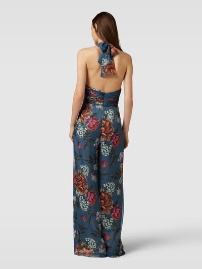 Mascara Jumpsuit met all-over motief Grafiet - 5