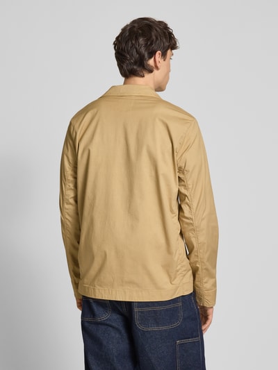 Pepe Jeans Regular fit overhemdjack van katoenmix Kaki - 5