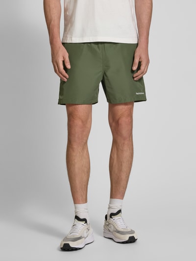 PEAK PERFORMANCE Relaxed Fit Badeshorts mit Label-Stitching Bottle 4