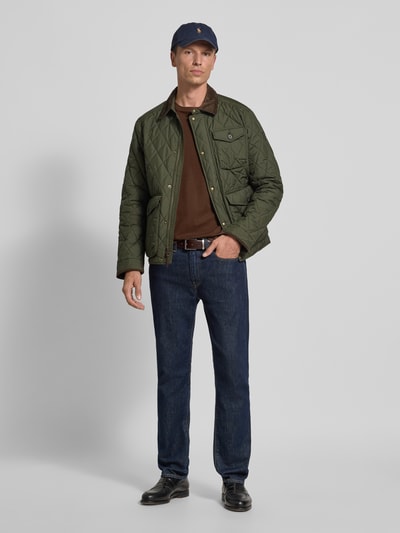 Polo Ralph Lauren Longsleeve mit gerippten Abschlüssen Mittelbraun 1