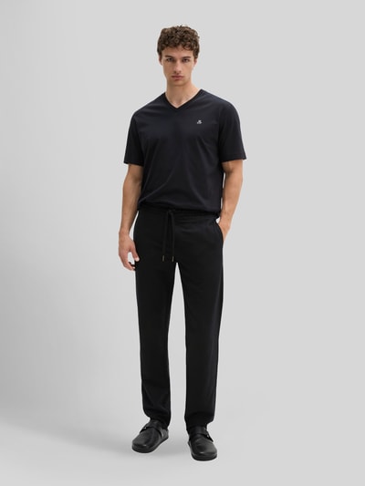 Marc O'Polo męski t-shirt o kroju regular fit z czystej bawełny Granatowy 1